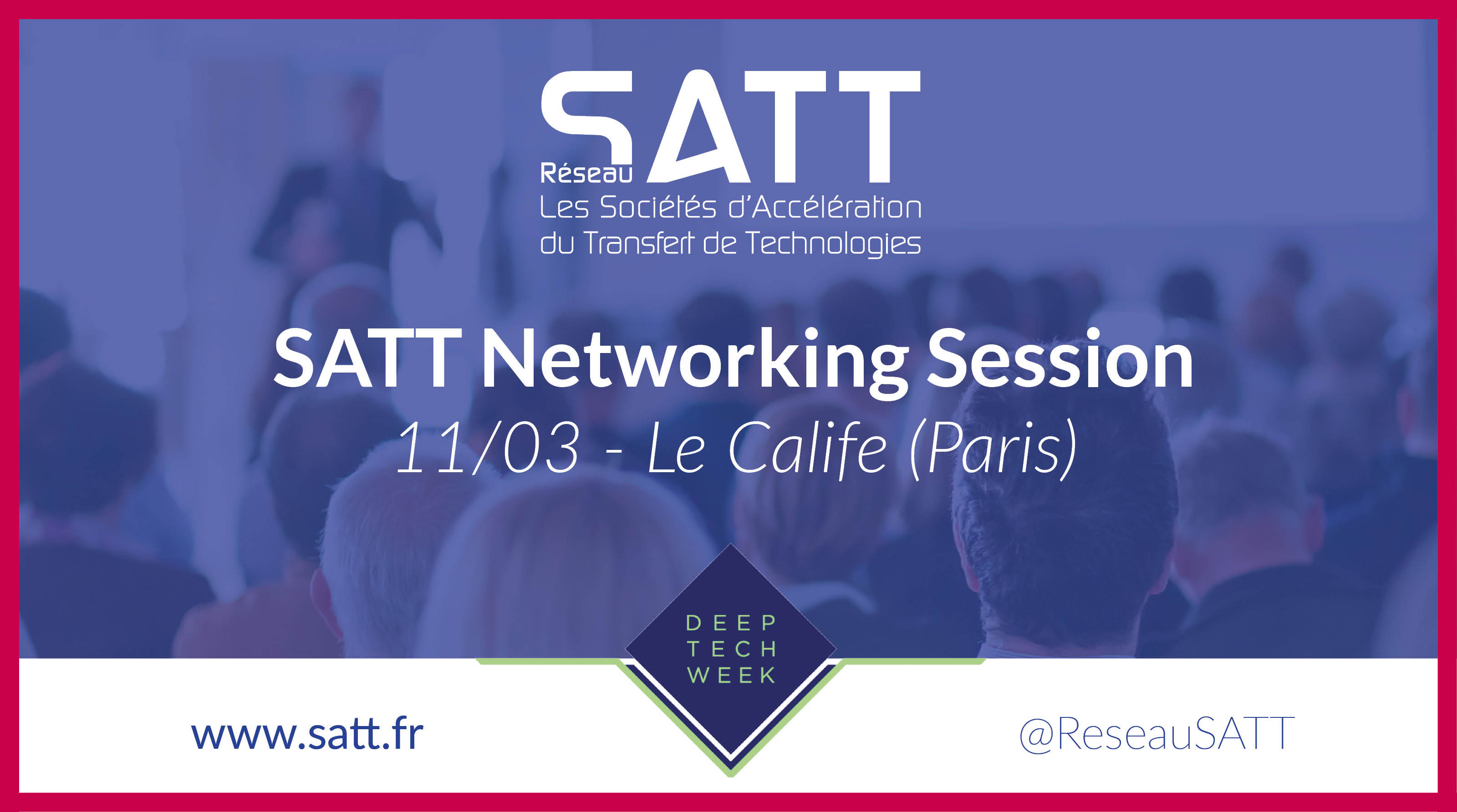 [Reporté] SATT Networking Session