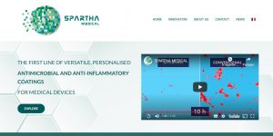 home page site Spartha Medical