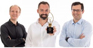 Les 3 co fondateurs de BrightSens Diagnostics